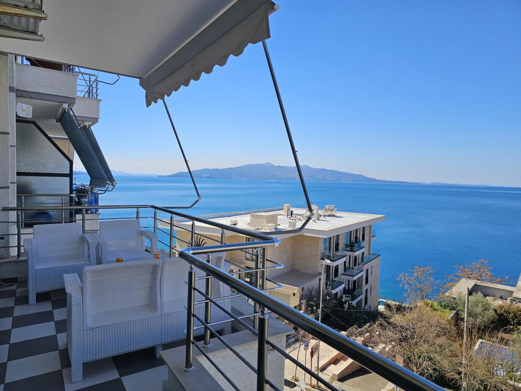 Apartament Sunset Tarraces Saranda Zewnętrze zdjęcie