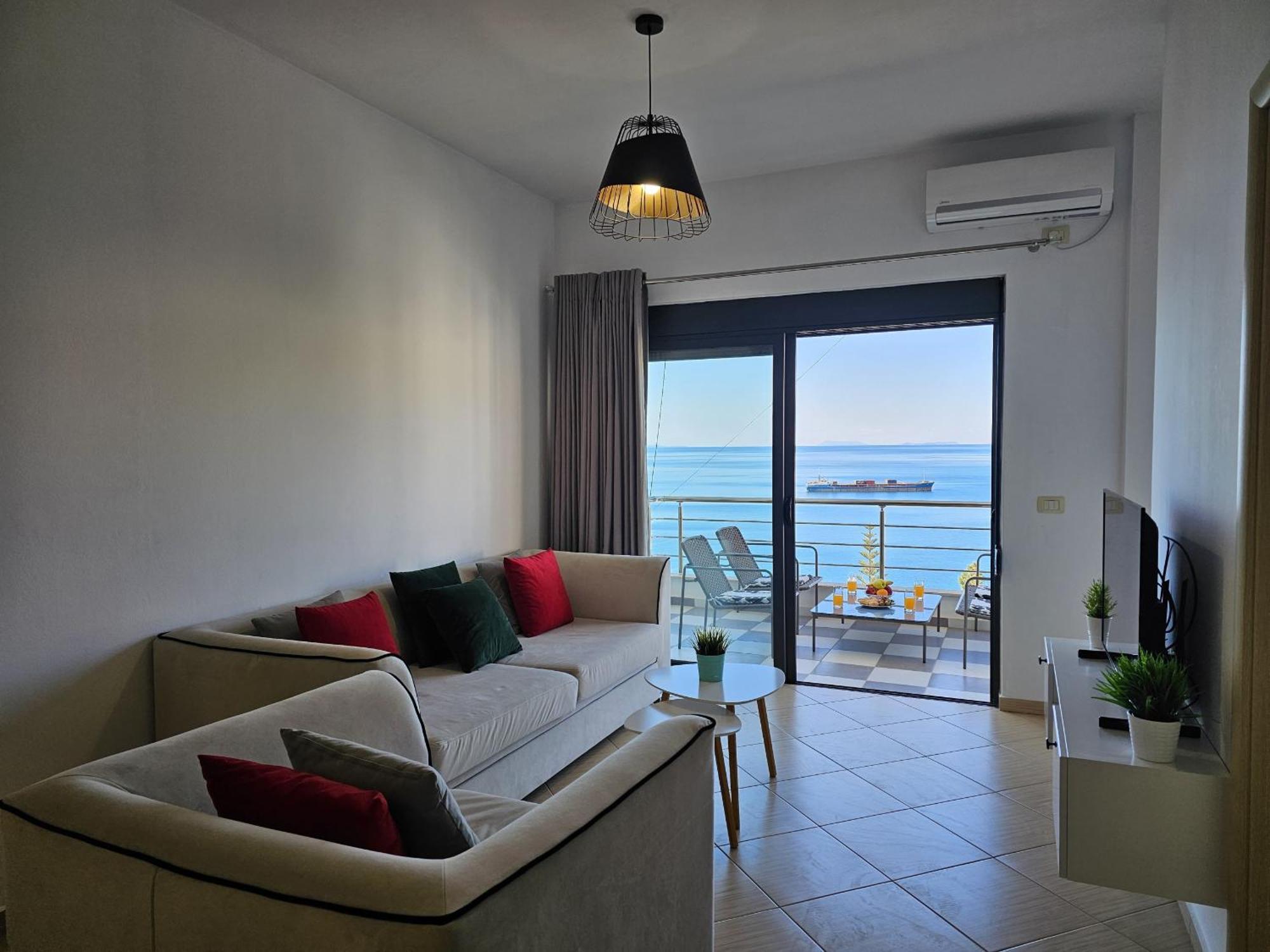 Apartament Sunset Tarraces Saranda Zewnętrze zdjęcie