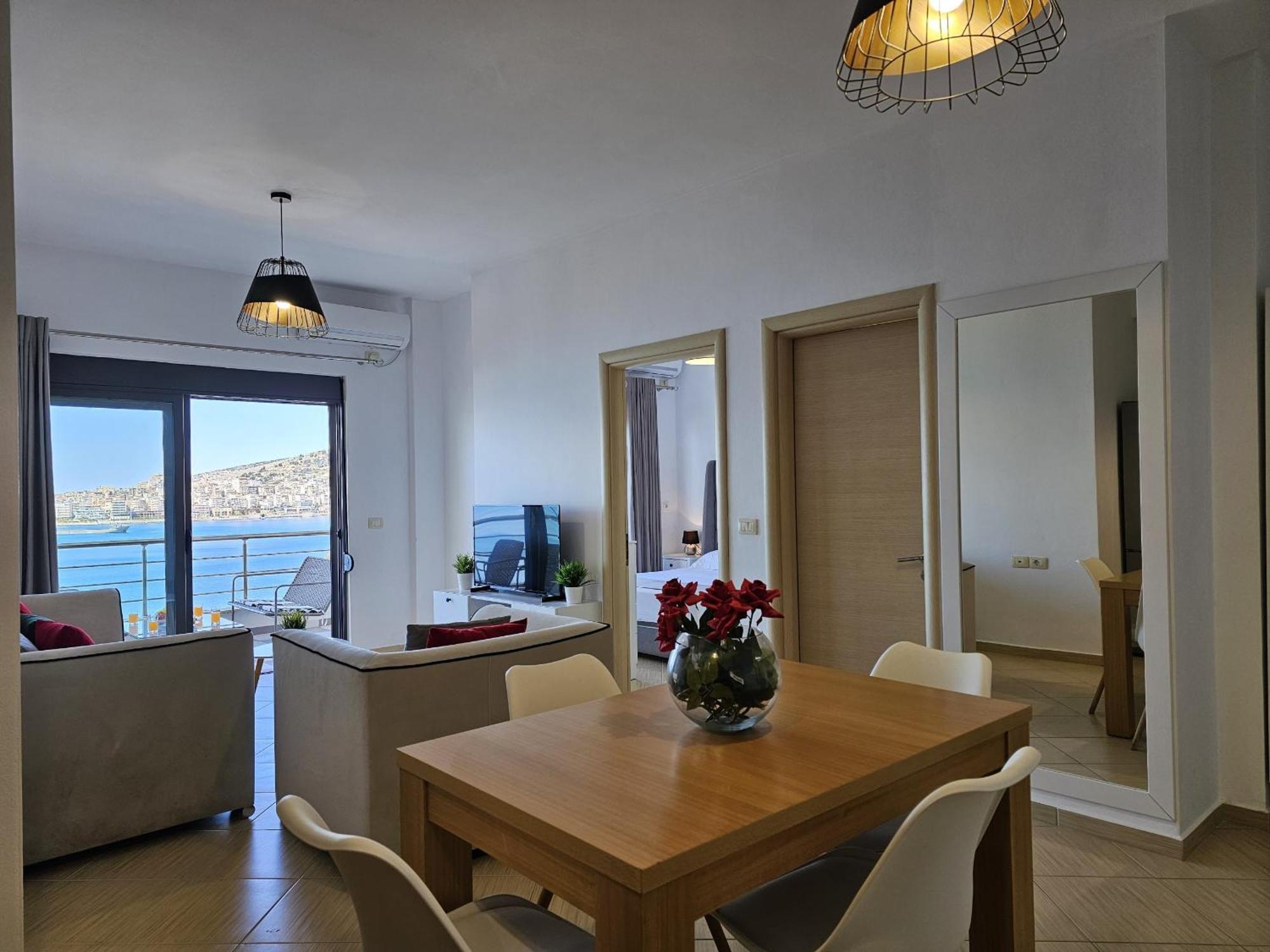 Apartament Sunset Tarraces Saranda Zewnętrze zdjęcie