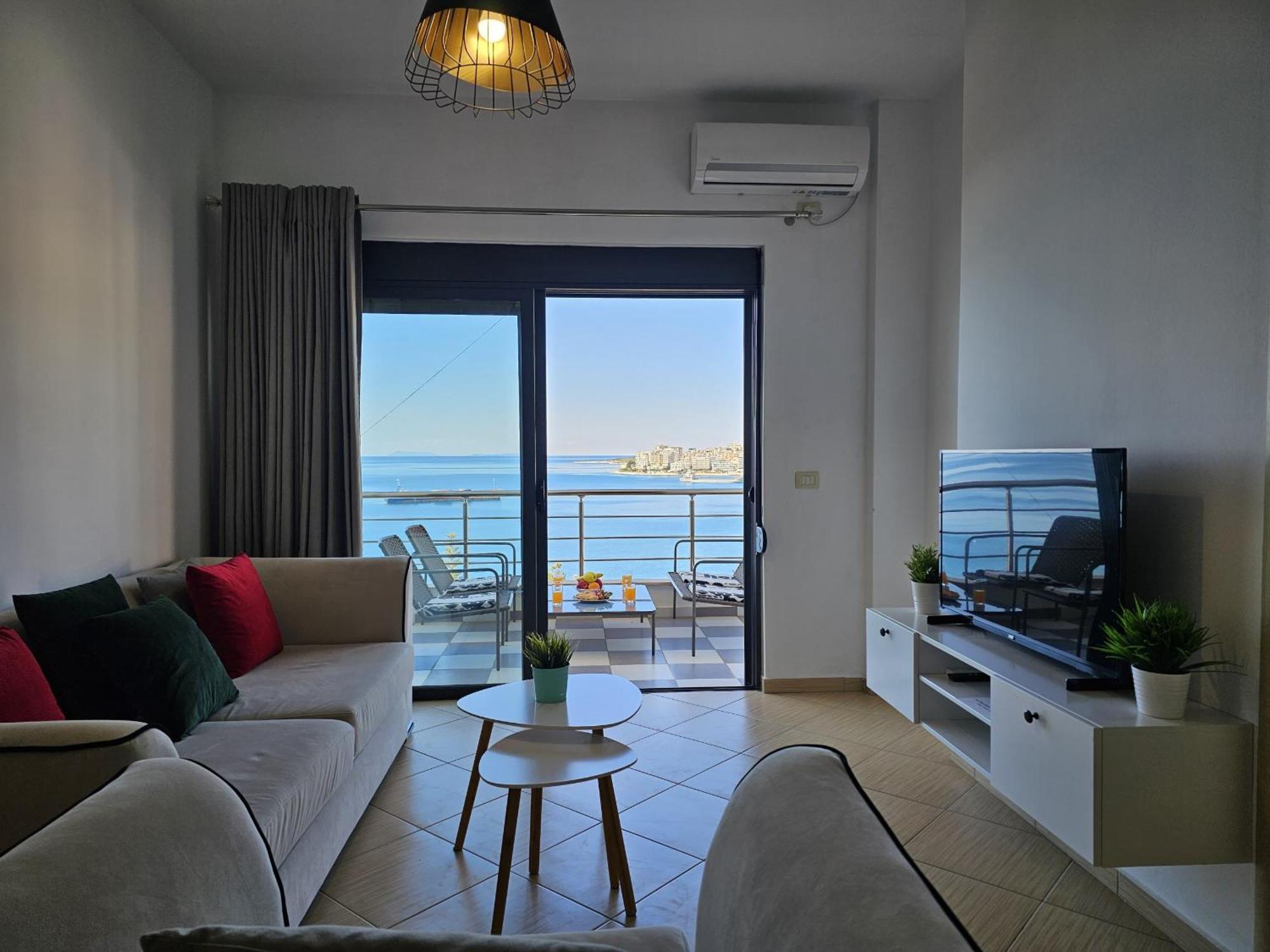 Apartament Sunset Tarraces Saranda Zewnętrze zdjęcie
