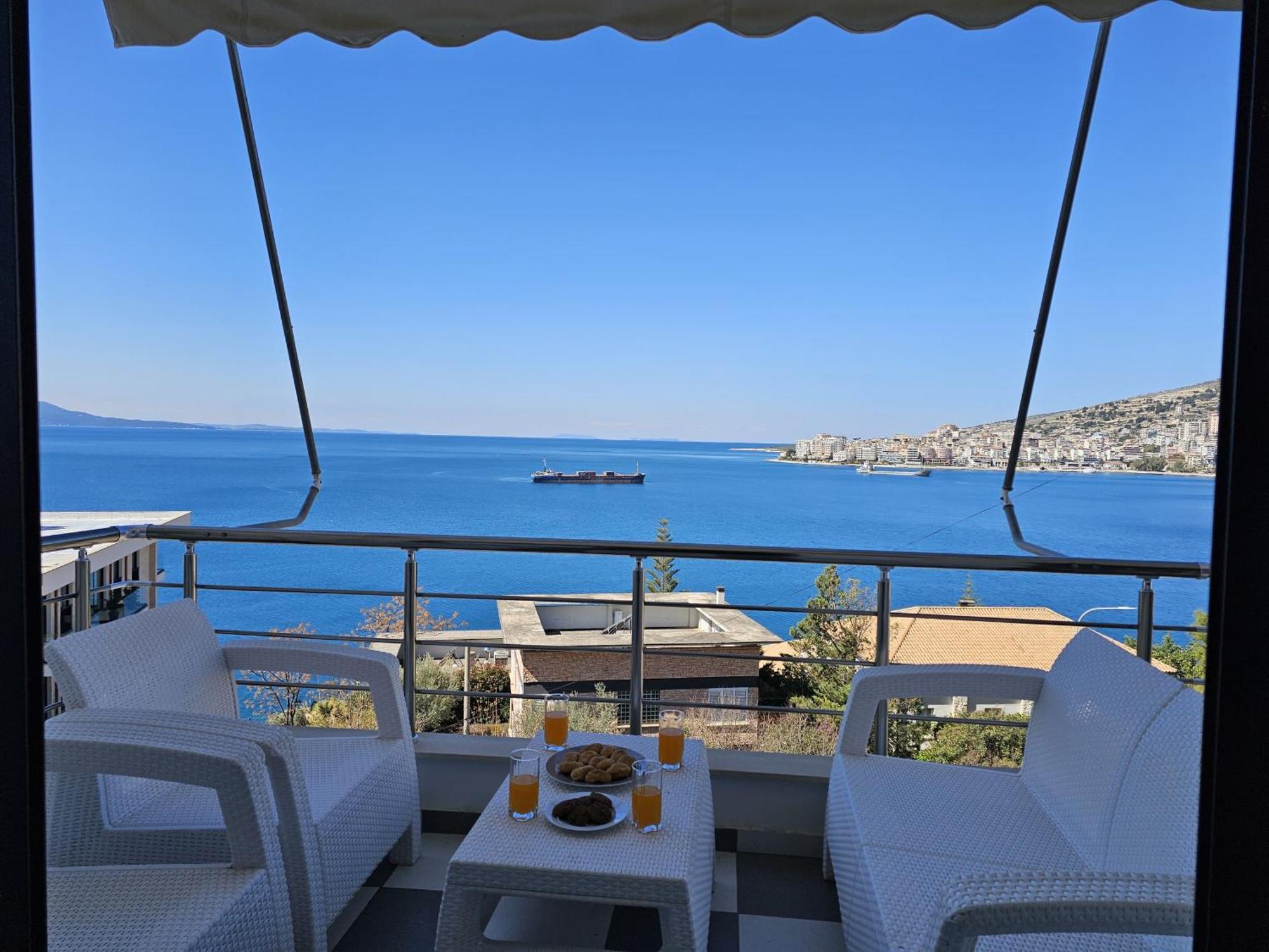 Apartament Sunset Tarraces Saranda Zewnętrze zdjęcie
