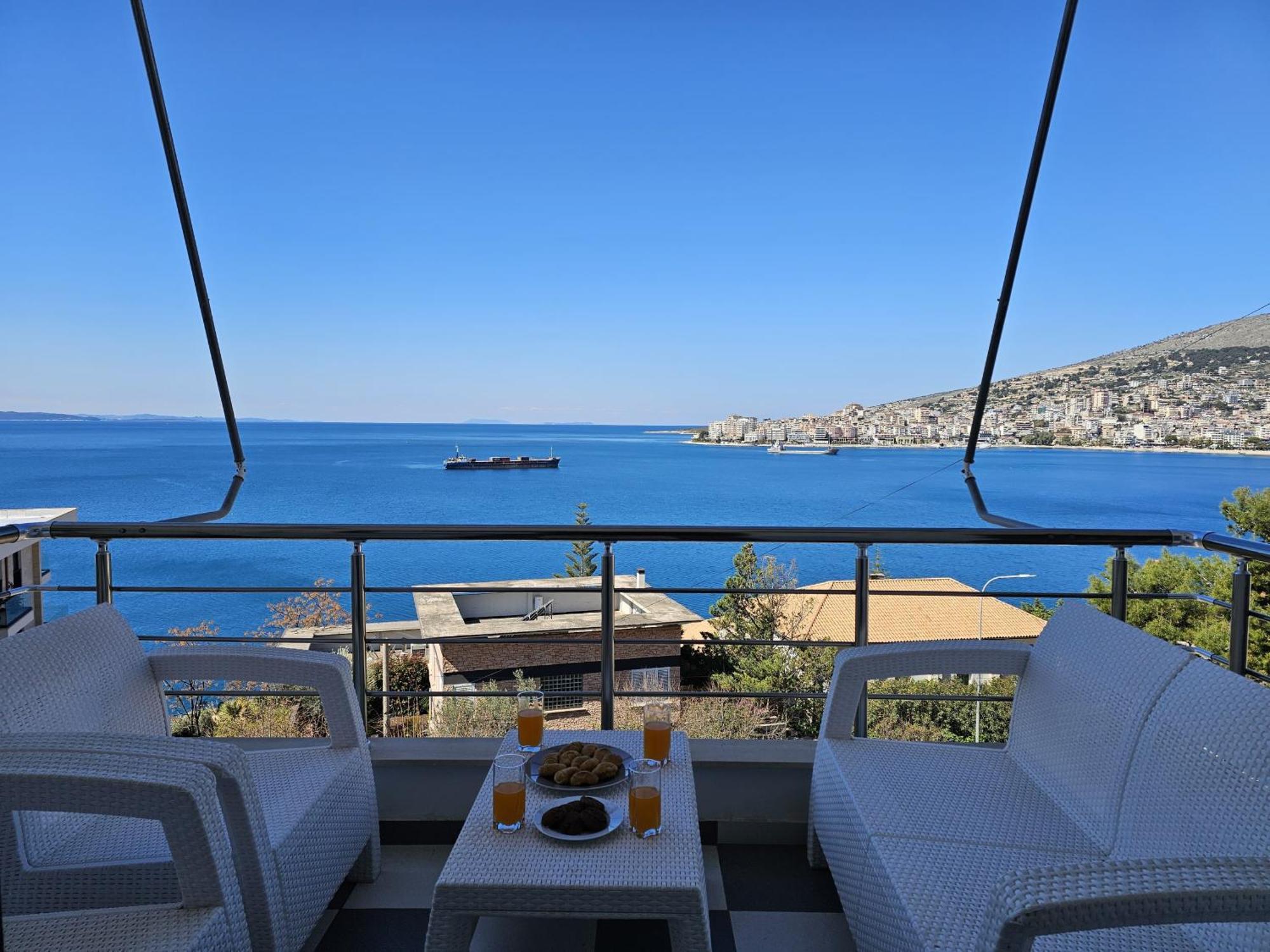 Apartament Sunset Tarraces Saranda Zewnętrze zdjęcie