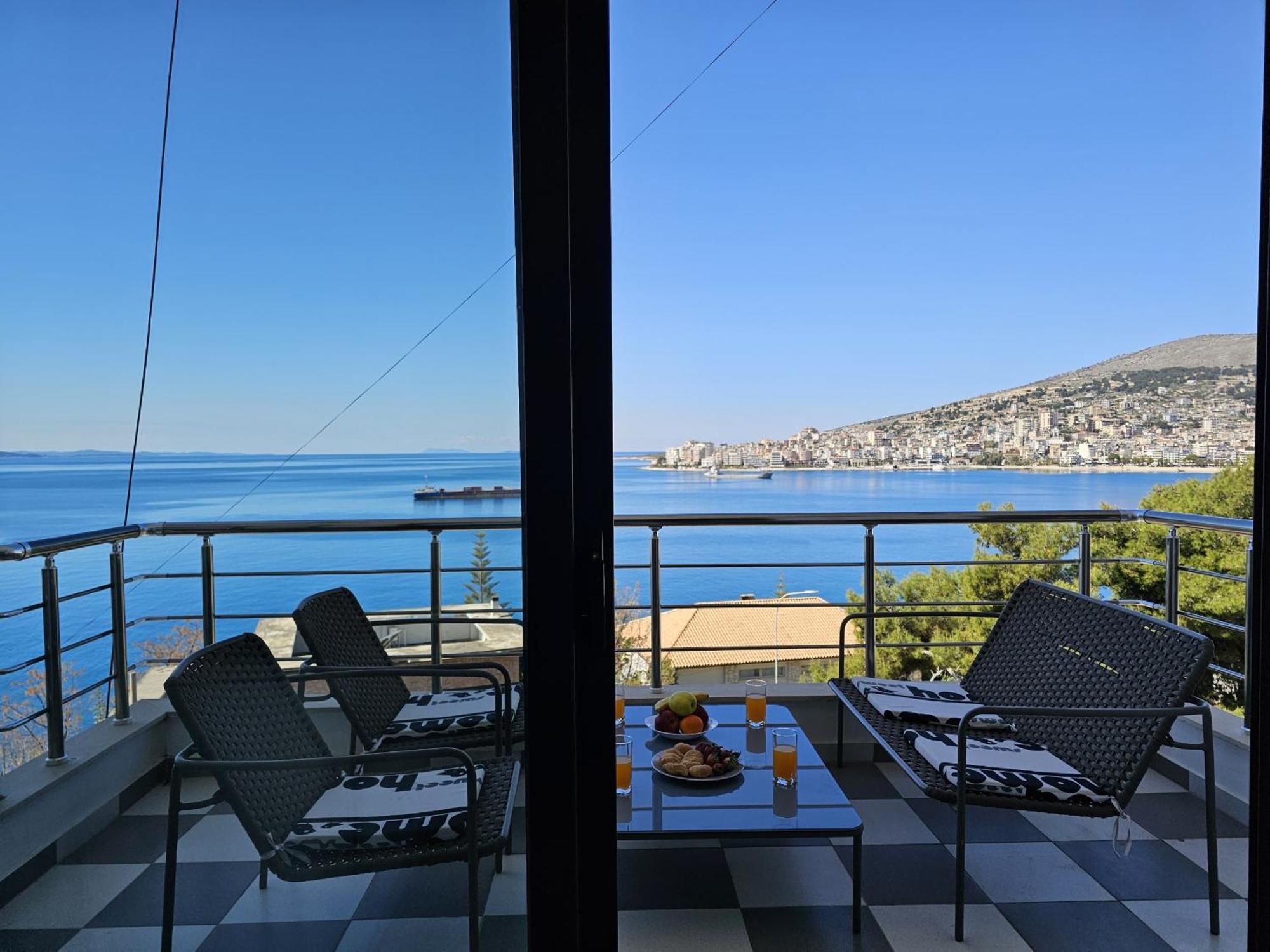 Apartament Sunset Tarraces Saranda Zewnętrze zdjęcie