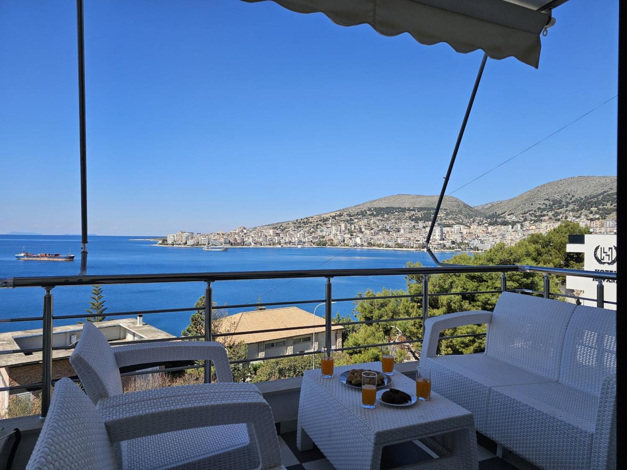 Apartament Sunset Tarraces Saranda Zewnętrze zdjęcie
