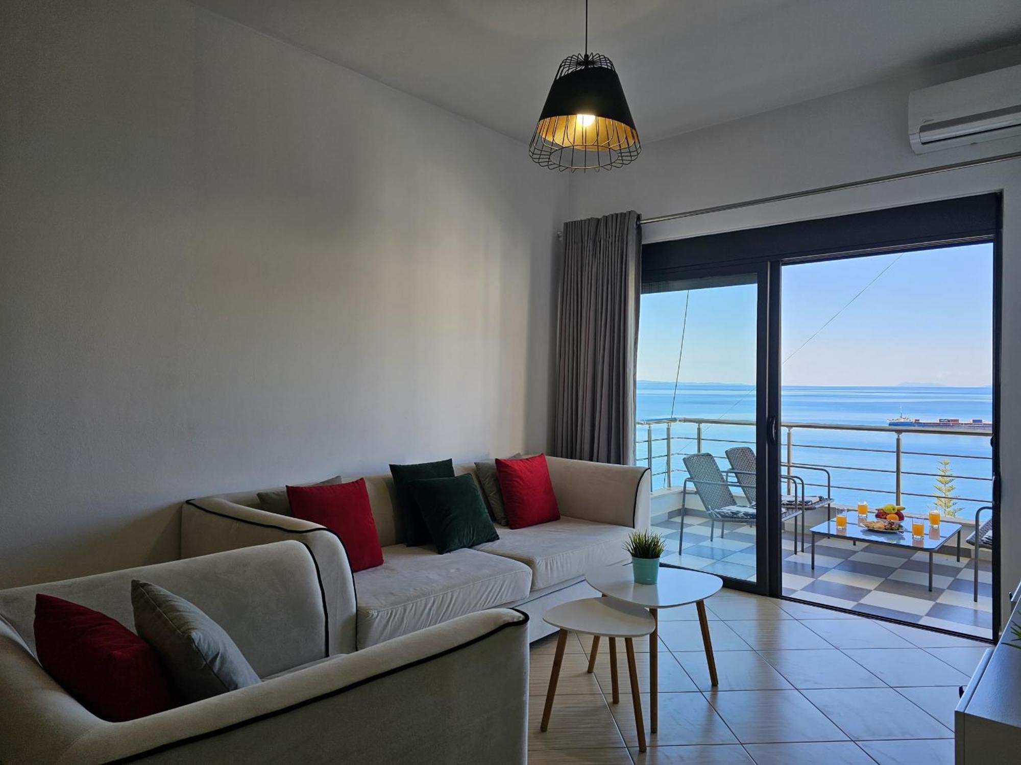 Apartament Sunset Tarraces Saranda Zewnętrze zdjęcie