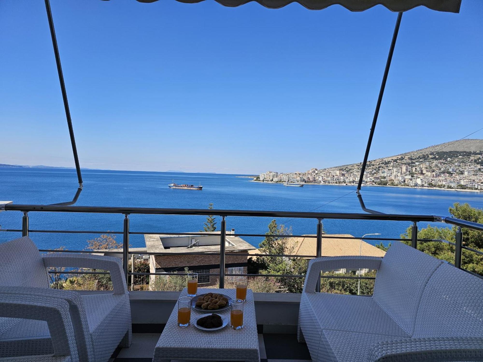 Apartament Sunset Tarraces Saranda Zewnętrze zdjęcie