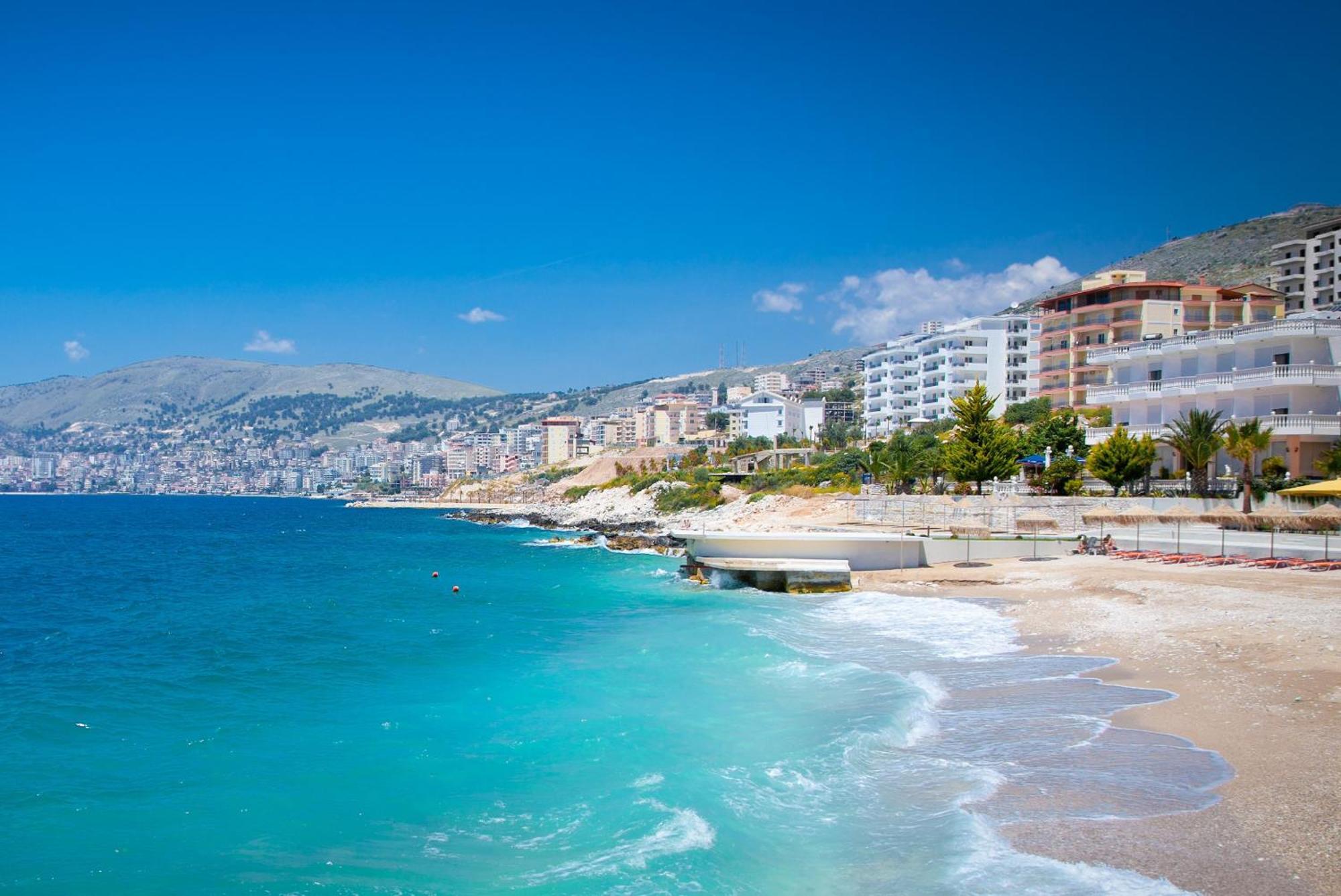 Apartament Sunset Tarraces Saranda Zewnętrze zdjęcie